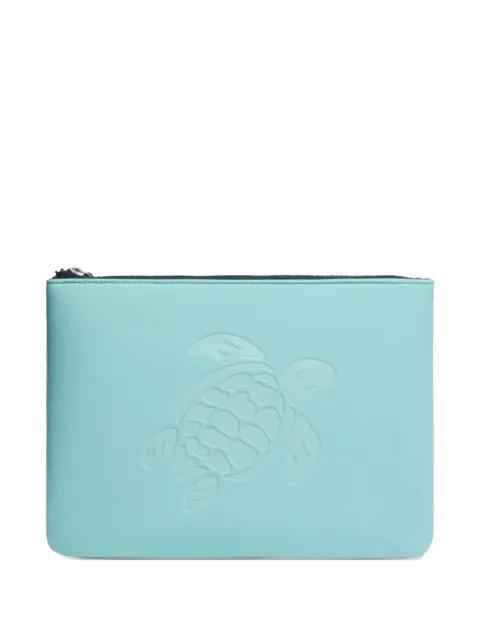 turtle zip clutch by VILEBREQUIN