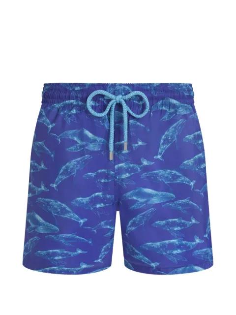 whale-print shorts by VILEBREQUIN