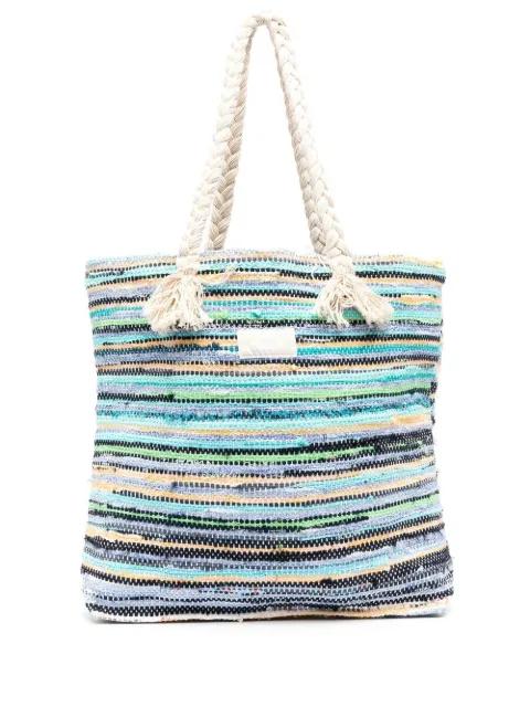 woven rope-detail tote by VILEBREQUIN