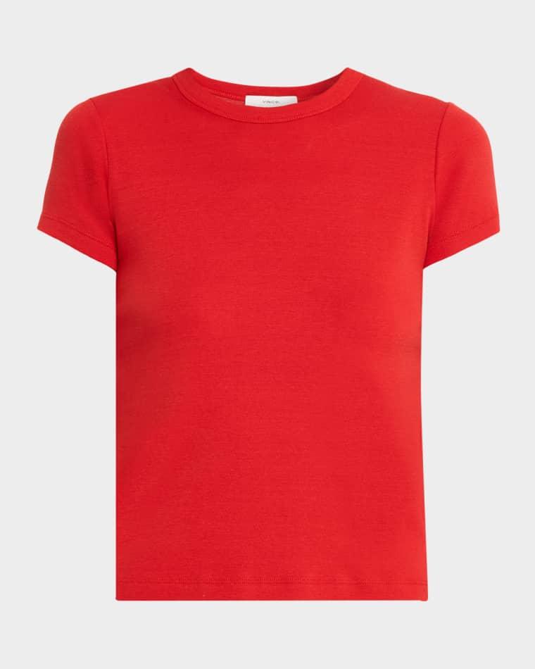 90s Shrunken Crewneck Tee by VINCE