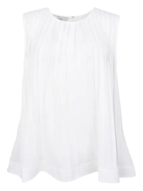 A-line pleated top by VINCE