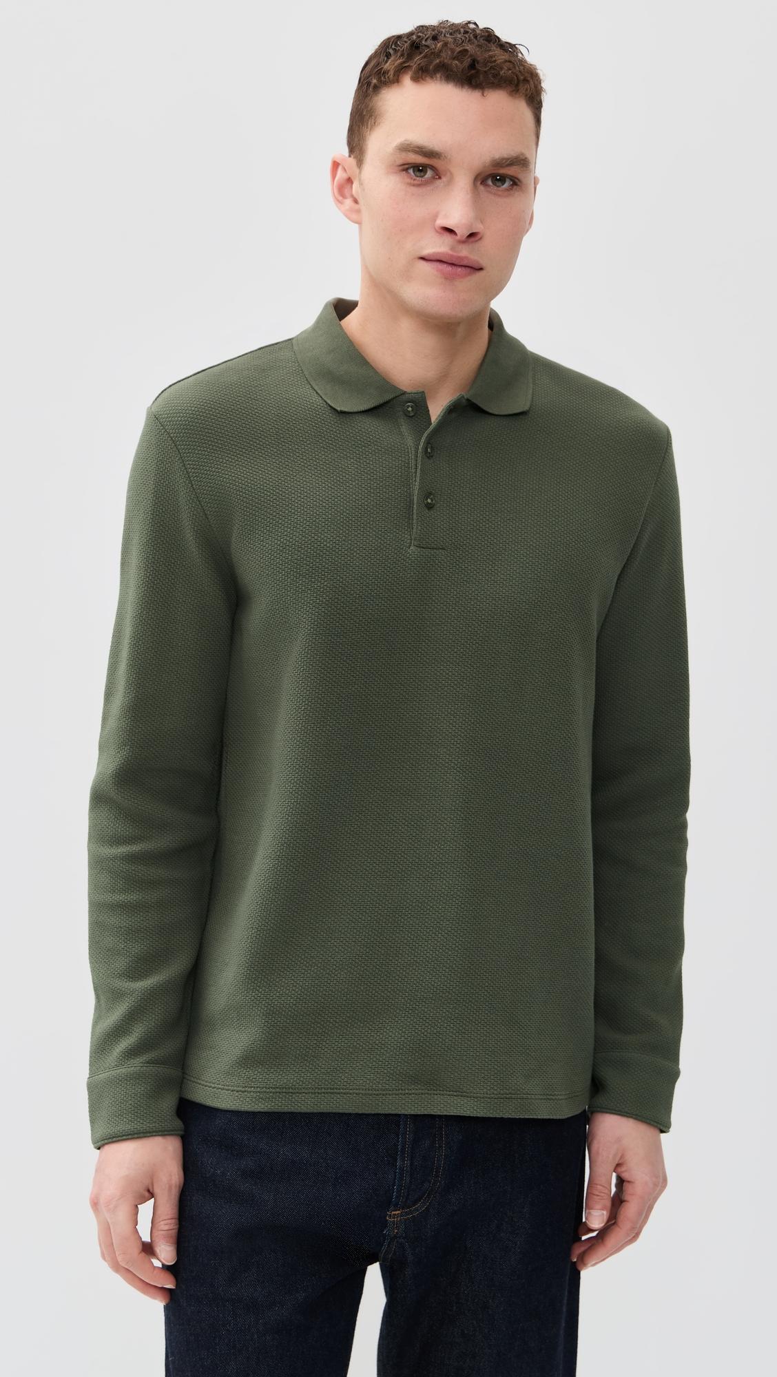 Basket Weave Polo by VINCE