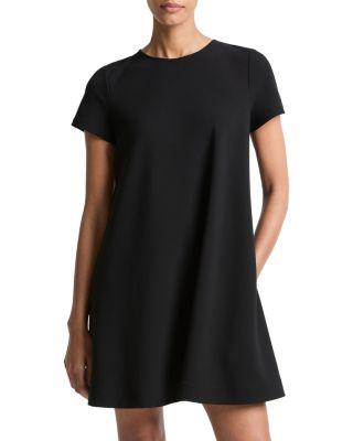 Bias Short Sleeve Dress by VINCE
