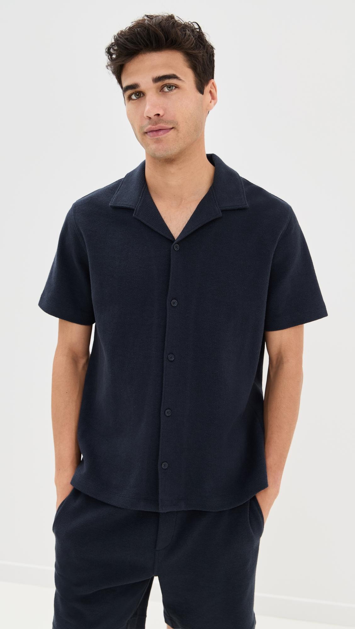 Boucle Cabana Shirt by VINCE