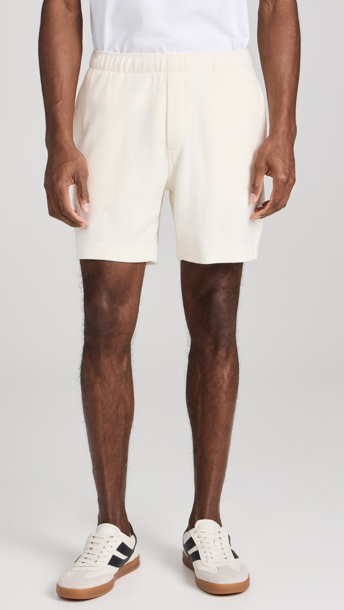 Boucle Pull On Shorts 7" by VINCE