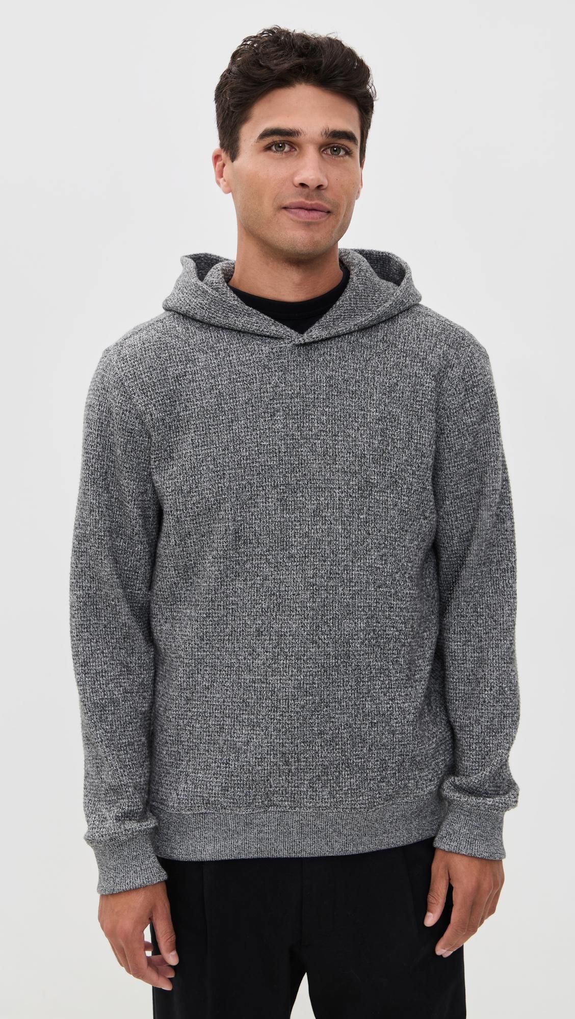Brushed Waffle Hoodie by VINCE
