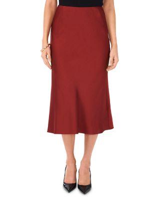 A Line Midi Skirt by VINCE CAMUTO
