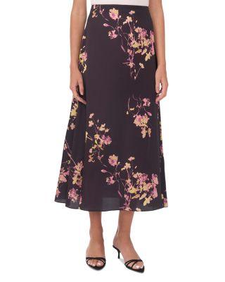 A Line Slip Midi Skirt by VINCE CAMUTO