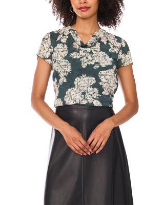 Cap Sleeve Cowl Neck Top by VINCE CAMUTO