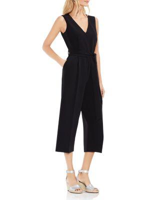 Cropped Wide-Leg Jumpsuit by VINCE CAMUTO