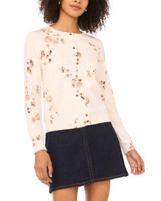 Delicate Flower Cardigan by VINCE CAMUTO