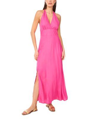 Halter Beaded Back Maxi Dress by VINCE CAMUTO