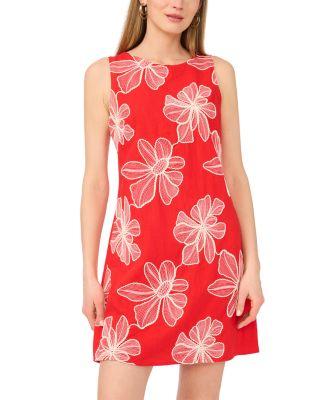High Neck A Line Mini Dress by VINCE CAMUTO