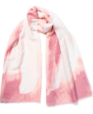 Ink Wave Print Super Soft Wrap by VINCE CAMUTO