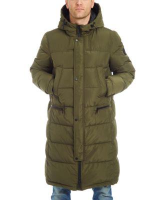 Men's Long Quilted Puffer Walker Coat by VINCE CAMUTO