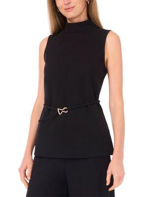 Mock Neck Sleeveless Sweater by VINCE CAMUTO