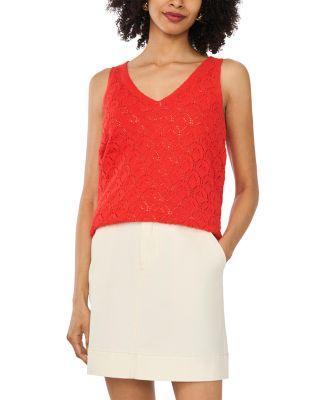 Pointelle Tank by VINCE CAMUTO