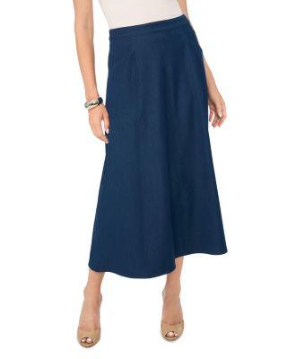 Seamed Denim Skirt by VINCE CAMUTO