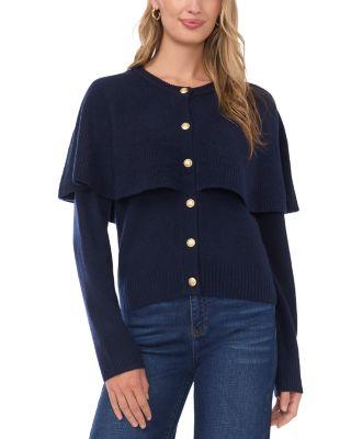 Shawl Crewneck Cardigan by VINCE CAMUTO