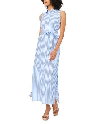 Sleeveless Button Up Maxi Dress by VINCE CAMUTO