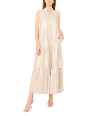 Sleeveless Tiered Ruffle Maxi Dress by VINCE CAMUTO