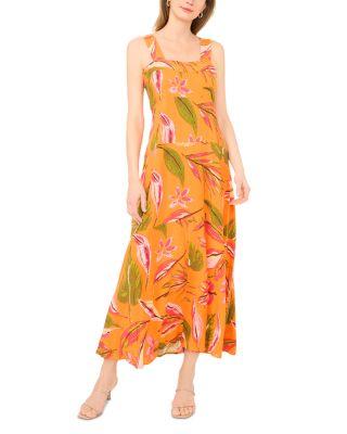 Smocked Back Maxi Dress by VINCE CAMUTO