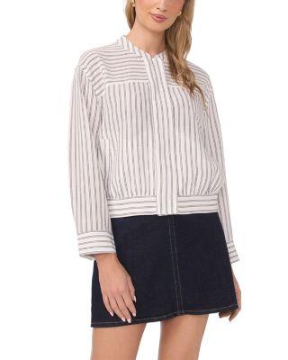 Snap Front Bomber Jacket by VINCE CAMUTO