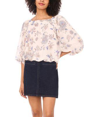 Square Neck Bubble Top by VINCE CAMUTO