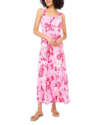 Square Neck Tiered Maxi Dress by VINCE CAMUTO