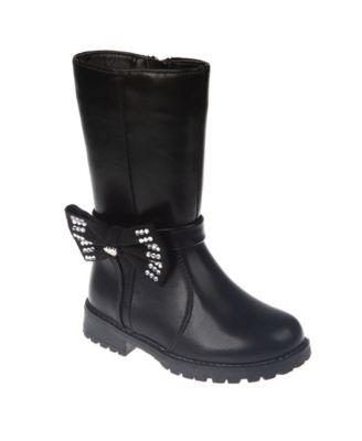 Toddler Girls Tall Bow with Rhinestones Boot by VINCE CAMUTO