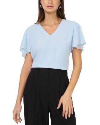 Tulip Sleeve Top by VINCE CAMUTO