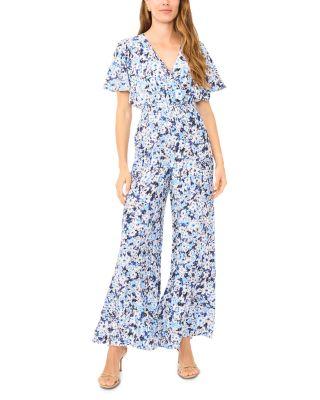V Neck Surplice Jumpsuit by VINCE CAMUTO