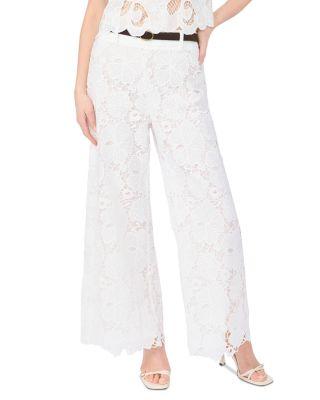 Wide Leg Pull On Lace Pants by VINCE CAMUTO