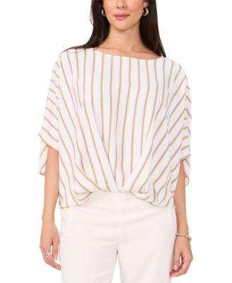 Women's Striped 3/4-Sleeve Top by VINCE CAMUTO