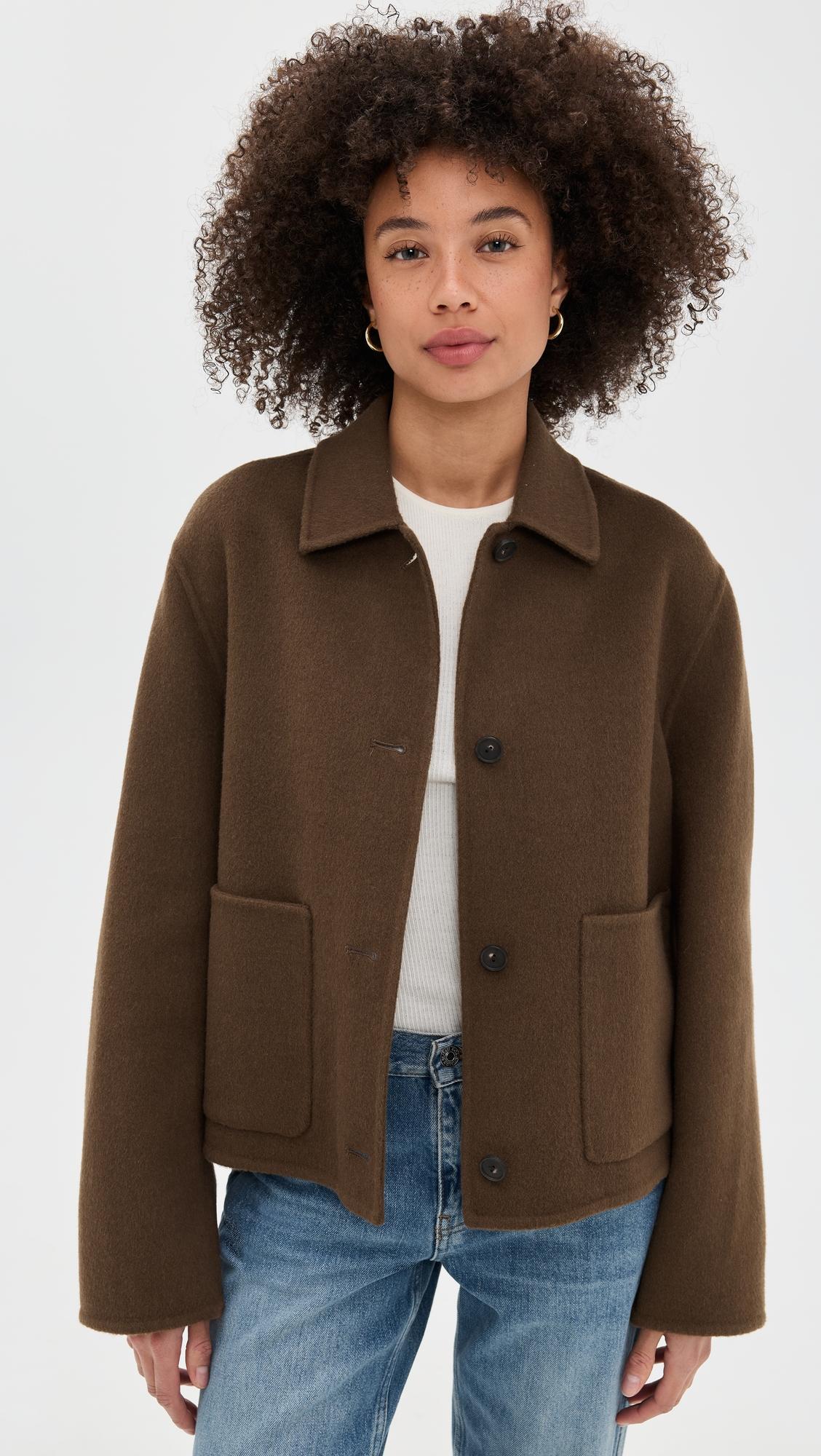 Cash Wool Short Jacket by VINCE