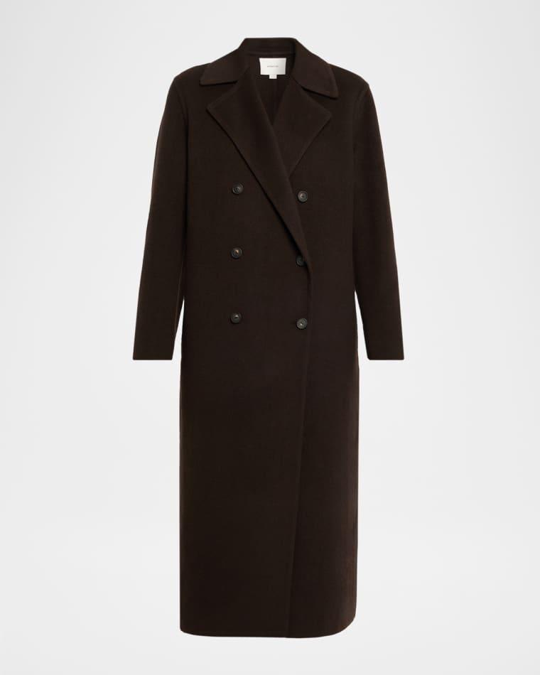 Cashmere-Blend Double-Breasted Coat by VINCE