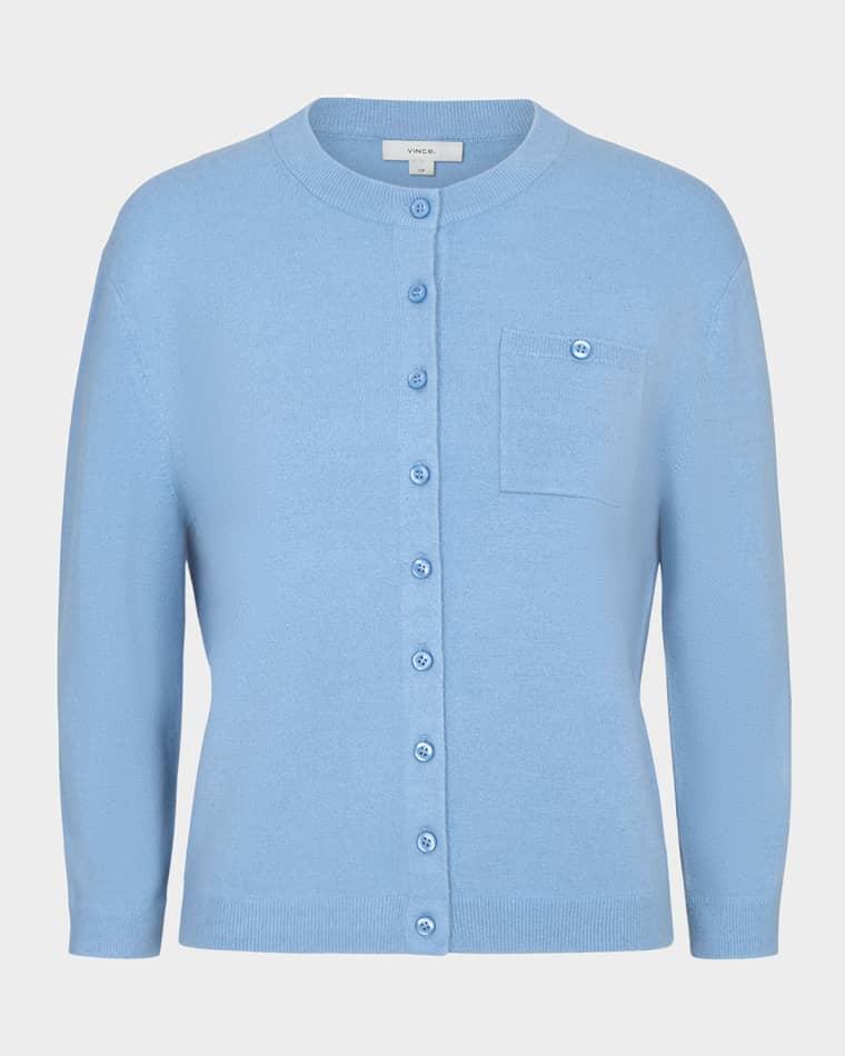 Cashmere-Blend Pocket Cardigan by VINCE
