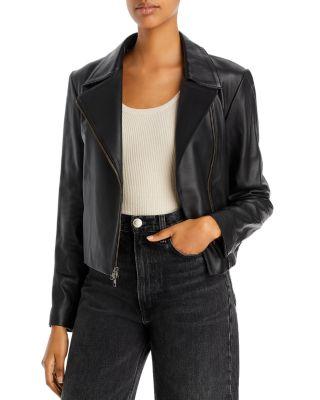 Classic Leather Jacket by VINCE