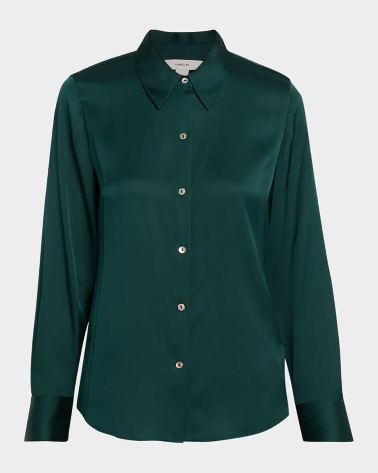 Classic Slim-Fit Shirt by VINCE