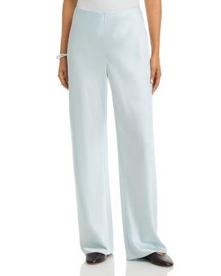 Colette High Waist Crushed Shine Bias Pants by VINCE