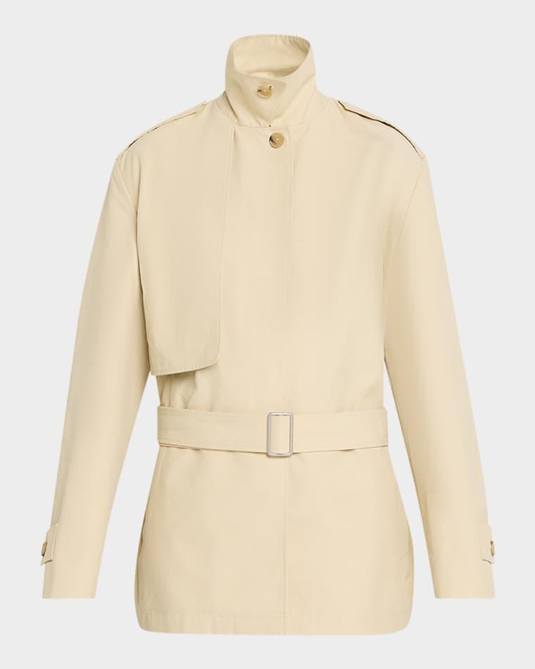 Cotton-Blend Short Jacket by VINCE