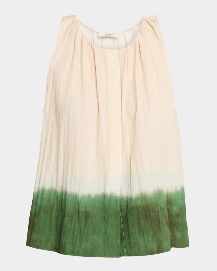 Dip Dye A-Line Swing Top by VINCE