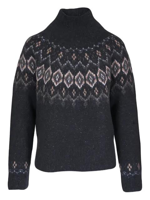 Donegal Fair Isle patterned sweater by VINCE