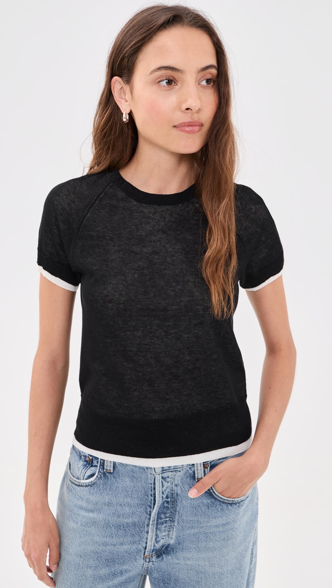 Double Layer Crew Tee by VINCE