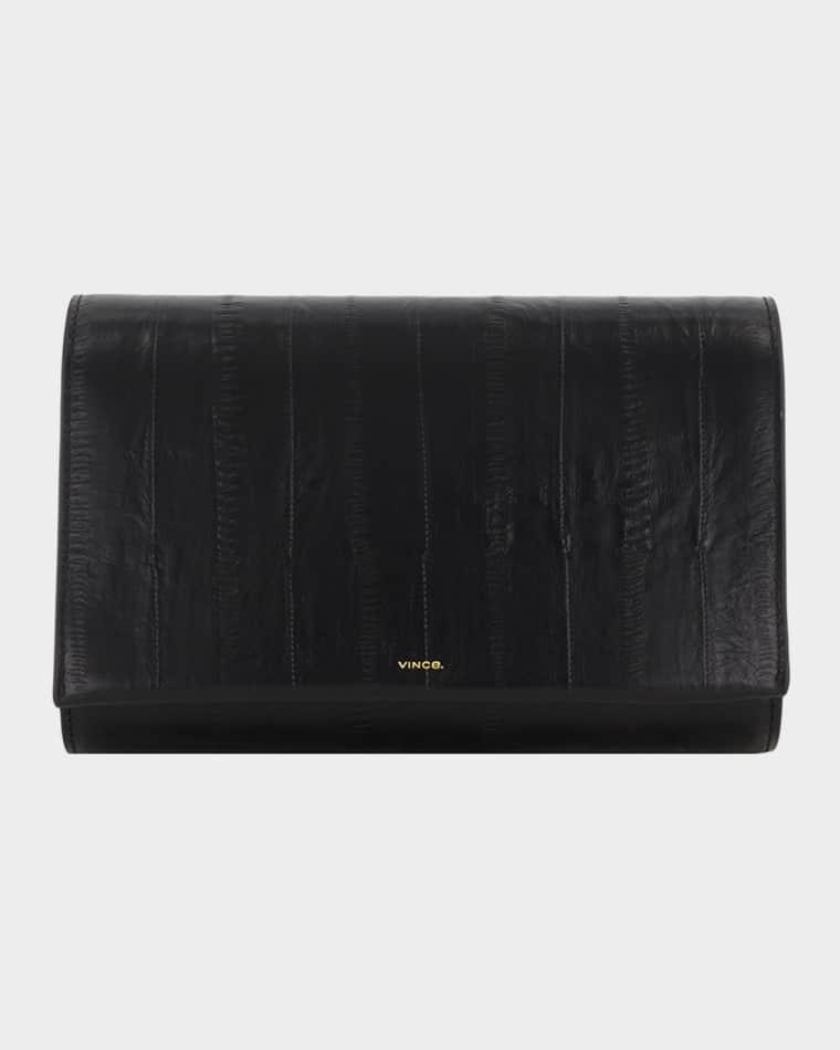 Eel Leather Crossbody Wallet by VINCE