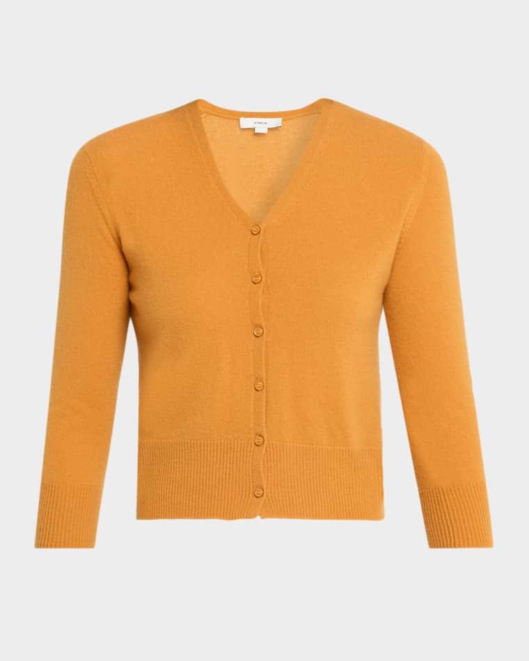 Elbow-Sleeve Cardigan by VINCE