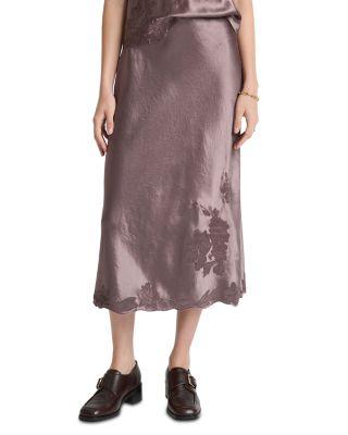 Embroidered Slip Skirt by VINCE