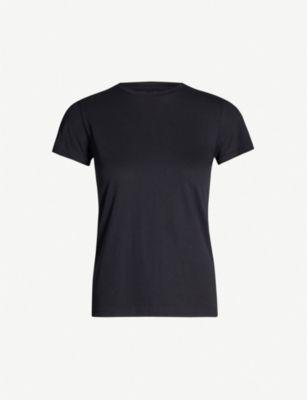 Essential round-neck pima cotton T-shirt by VINCE