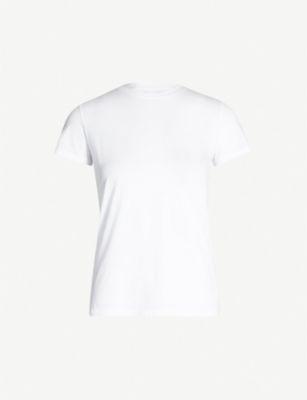 Essential round-neck pima cotton T-shirt by VINCE