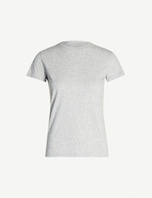 Essential round-neck pima cotton T-shirt by VINCE